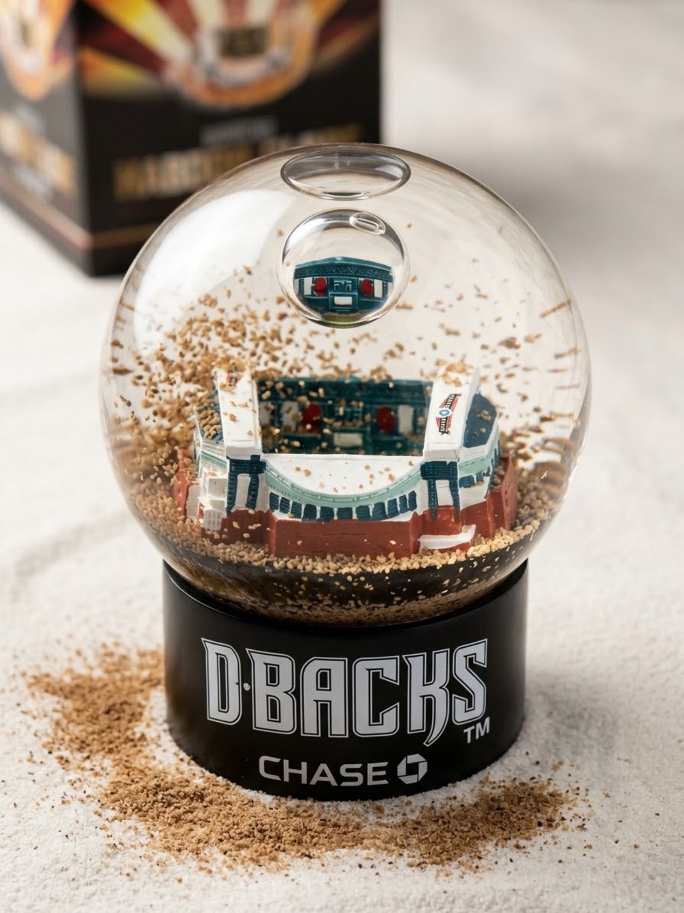 New Arizona Diamondbacks Baseball Haboob Snow Globe Chase Field